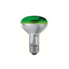 Лампа накаливания рефлекторная R80 Е27 60W зеленая 25063